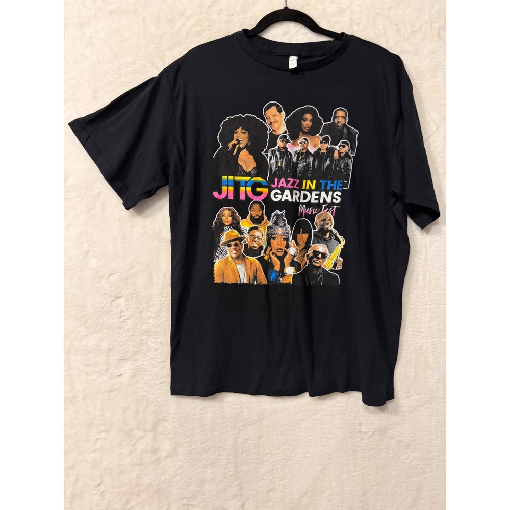 Jazz in the Gardens Music Fest T-Shirt XL Black Jill Scott Erykah Badu Concert